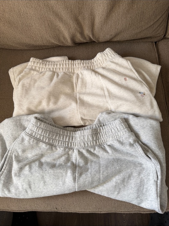 American Eagle Outfitters Pants - American Eagle Outfitters Women’s Sweatpants bundle in Light Gray and Cream